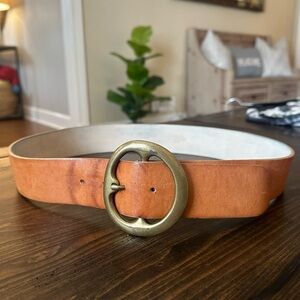 B-low the Belt Warm Brown Leather Belt